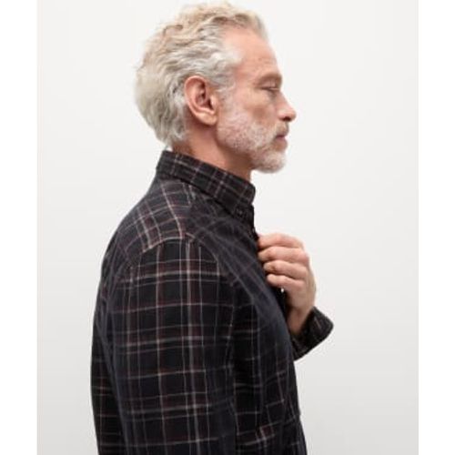 Mens Corduroy Check Shirt - - M&S Collection - Modalova