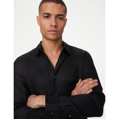 Mens Pure Linen Slim Fit Shirt - - M&S Collection - Modalova