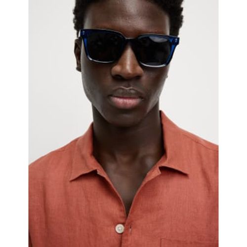 Mens Pure Linen Short Sleeve Shirt - M&S Collection - Modalova