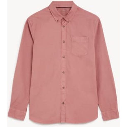 Mens Pure Cotton Oxford Shirt - - M&S Collection - Modalova