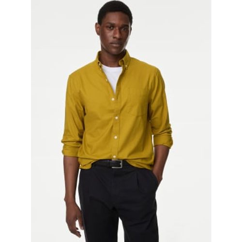 Mens Pure Cotton Oxford Shirt - - M&S Collection - Modalova