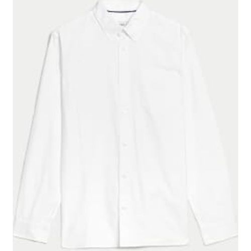 Mens Cotton Rich Oxford Shirt - - M&S Collection - Modalova