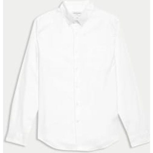 Mens Slim Fit Cotton Rich Oxford Shirt - - Autograph - Modalova