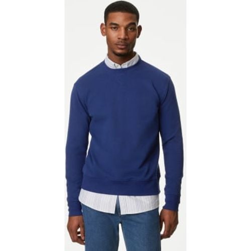 Mens Pure Cotton Crew Neck Sweatshirt - - M&S Collection - Modalova