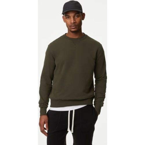 Mens Pure Cotton Crew Neck Sweatshirt - - M&S Collection - Modalova