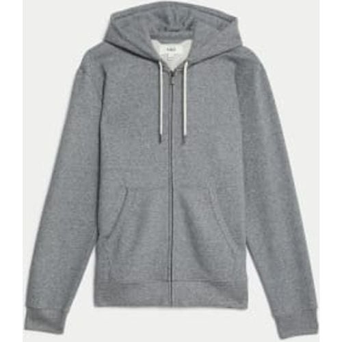 Mens Pure Cotton Zip Through Hoodie - - M&S Collection - Modalova