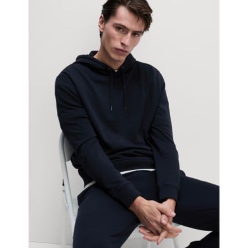 Mens Cotton Rich Hoodie - - M&S Collection - Modalova