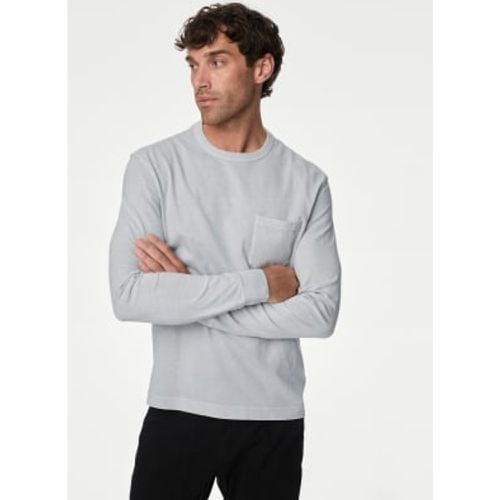 Mens Pure Cotton Long Sleeve T-Shirt - - M&S Collection - Modalova