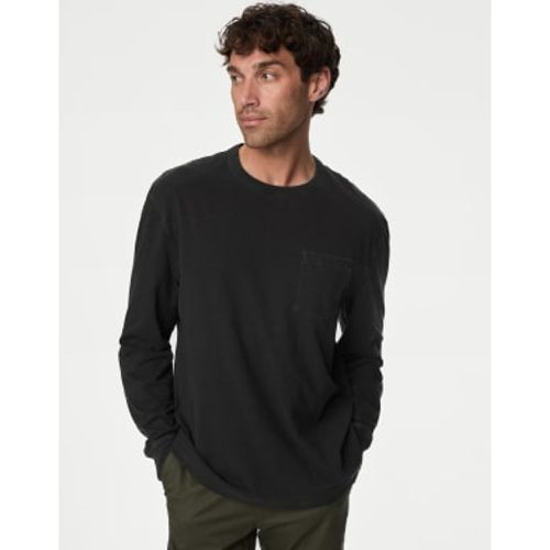 Mens Pure Cotton Long Sleeve T-Shirt - - M&S Collection - Modalova