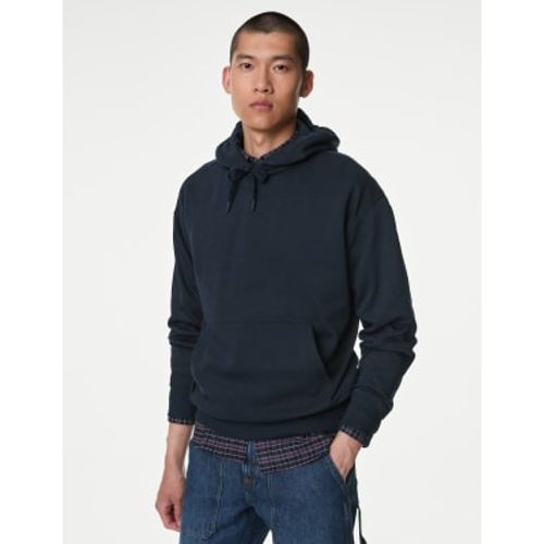 Mens Oversized Cotton Rich Hoodie - - M&S Collection - Modalova