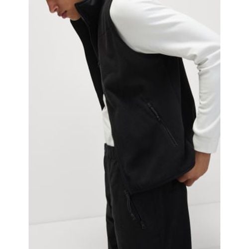 Mens Funnel Neck Fleece Gilet - - Goodmove - Modalova