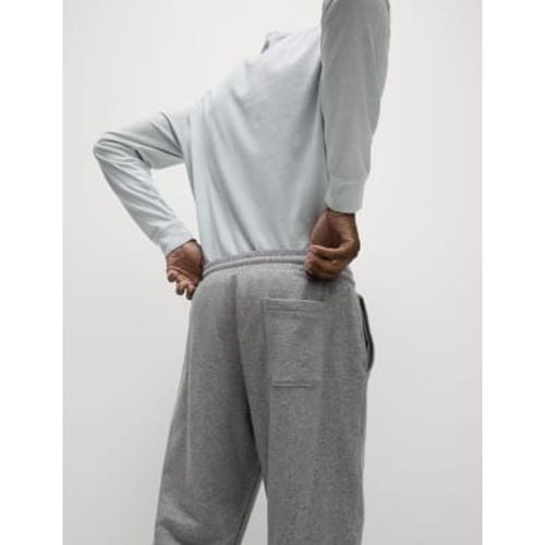 Mens Pure Cotton Fleece Lined Joggers - - M&S Collection - Modalova