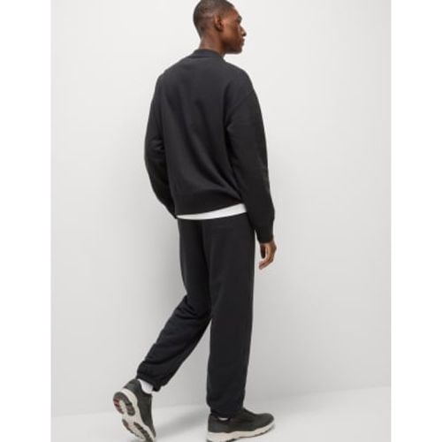 Mens Pure Cotton Fleece Lined Joggers - - M&S Collection - Modalova