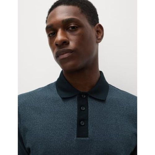 Mens Pure Cotton Polo Shirt - - M&S Collection - Modalova