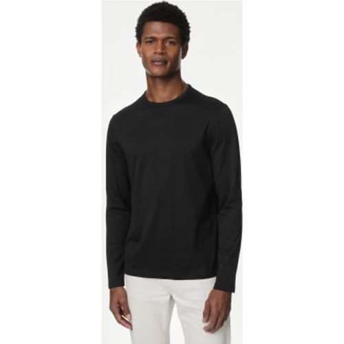 Mens Pure Supima® Cotton Long Sleeve T-Shirt - - Autograph - Modalova