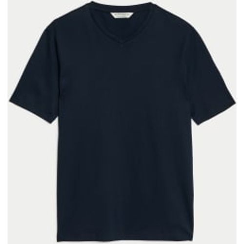 Mens Pure Supima® Cotton V-Neck T-Shirt - - Autograph - Modalova