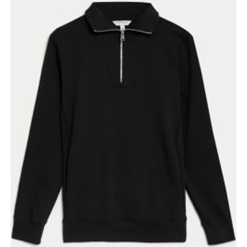 Mens Cotton Rich Half Zip Sweatshirt - - Autograph - Modalova