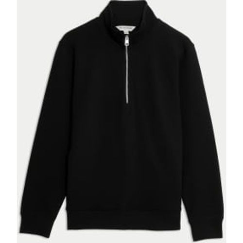 Mens Cotton Rich Half Zip Sweatshirt - - Autograph - Modalova