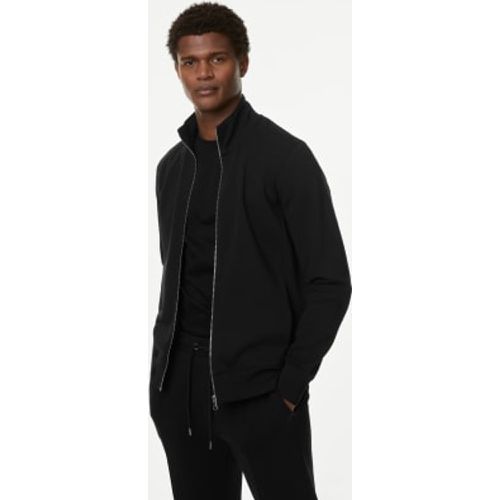 Mens Cotton Rich Zip Up Funnel Neck Jacket - - Autograph - Modalova