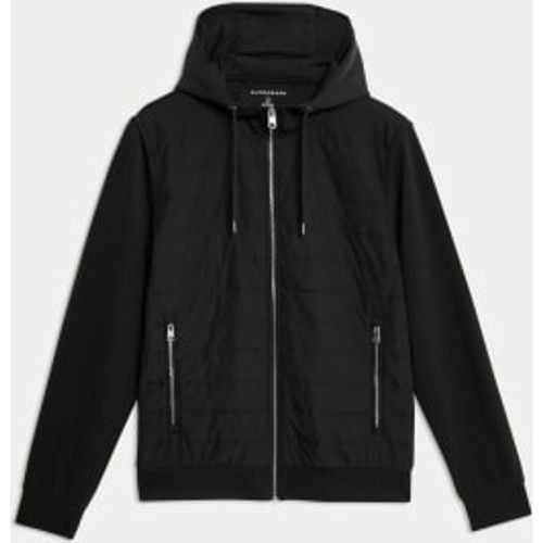 Mens Cotton Rich Zip Up Hooded Jacket with Stormwear™ - - Autograph - Modalova