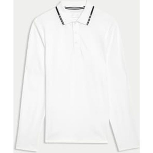 Mens Cotton Rich Tipped Polo Shirt - - Autograph - Modalova