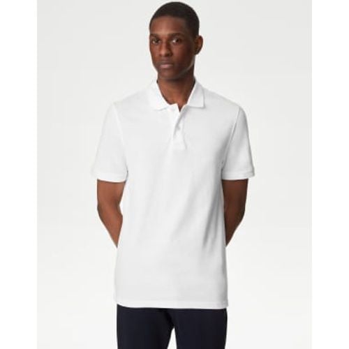 Mens Slim Fit Pure Cotton Pique Polo Shirt - - M&S Collection - Modalova