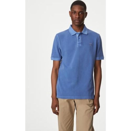 Mens Pure Cotton Polo Shirt - - M&S Collection - Modalova