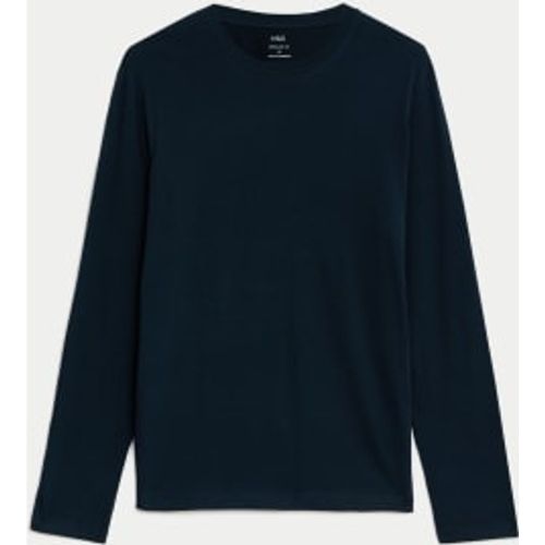 Mens Pure Cotton Long Sleeve T-Shirt - - M&S Collection - Modalova