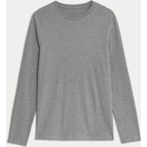 Mens Pure Cotton Long Sleeve T-Shirt - - M&S Collection - Modalova