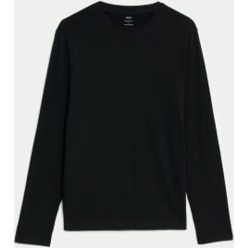 Mens Pure Cotton Long Sleeve T-Shirt - - M&S Collection - Modalova