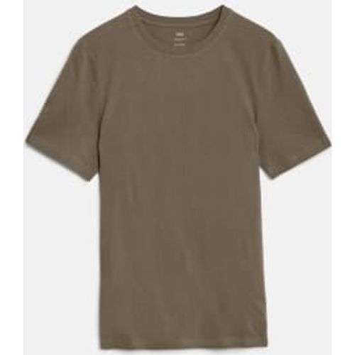 Mens Regular Fit Pure Cotton Crew Neck T-Shirt - - M&S Collection - Modalova