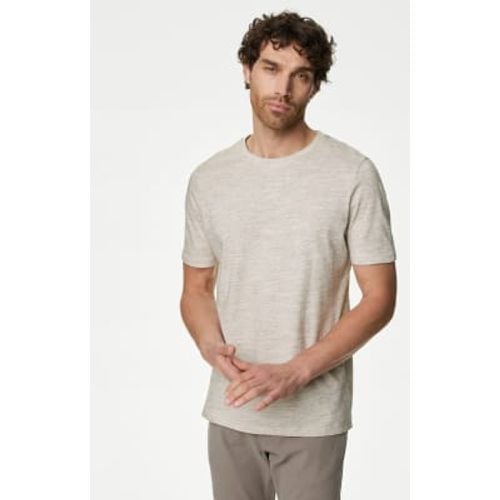 Mens Regular Fit Pure Cotton Crew Neck T-Shirt - - M&S Collection - Modalova