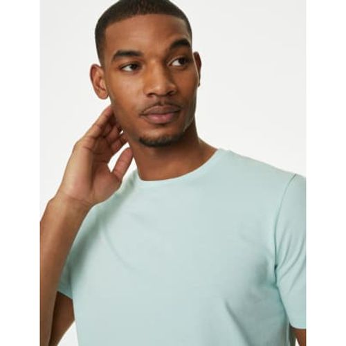 Mens Regular Fit Pure Cotton Crew Neck T-Shirt - /, / - M&S Collection - Modalova