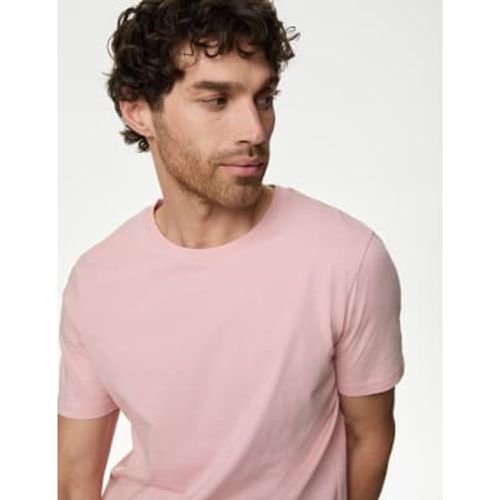 Mens Regular Fit Pure Cotton Crew Neck T-Shirt - - M&S Collection - Modalova