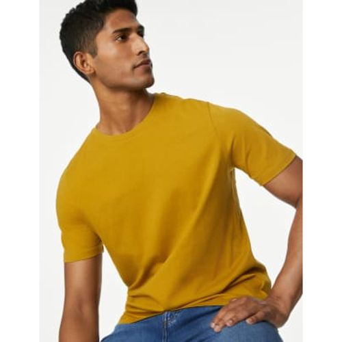 Mens Regular Fit Pure Cotton Crew Neck T-Shirt - - M&S Collection - Modalova