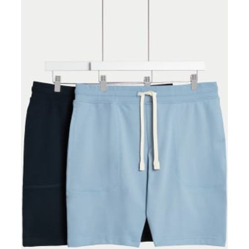 Mens 2pk Pure Cotton Jersey Shorts - - M&S Collection - Modalova