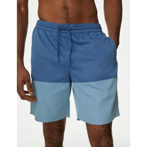 Mens Quick Dry Longer Length Swim Shorts - - M&S Collection - Modalova