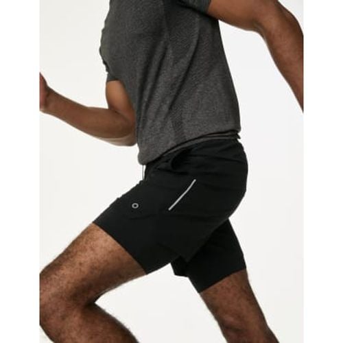 Mens Layered Sport Shorts - - Goodmove - Modalova