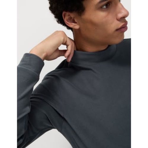 Mens Fleece Funnel Neck Top - - Goodmove - Modalova