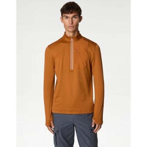 Mens Half Zip Long Sleeve Top - - Goodmove - Modalova