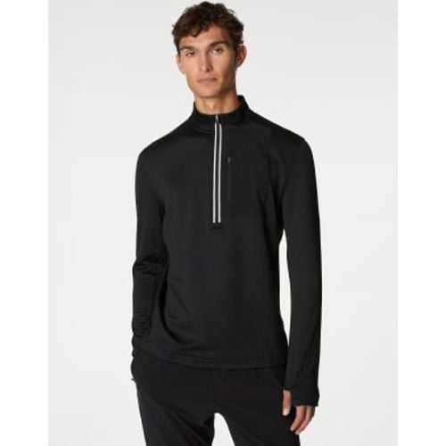 Mens Half Zip Long Sleeve Top - - Goodmove - Modalova