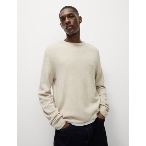 Mens Pure Extra Fine Lamsbwool Crew Neck Jumper - - M&S Collection - Modalova