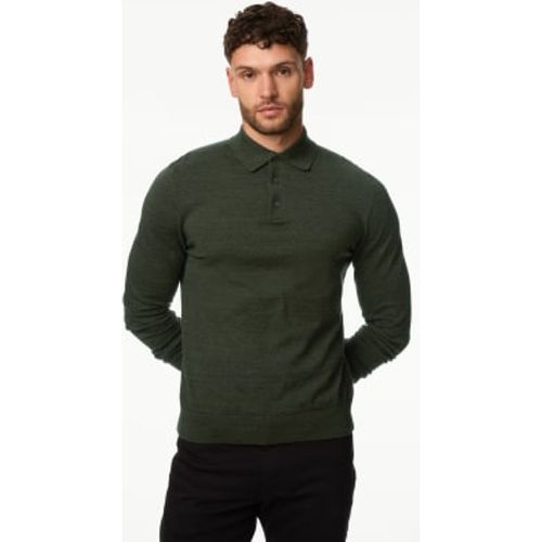 Mens Cotton Rich Knitted Polo Shirt - - M&S Collection - Modalova