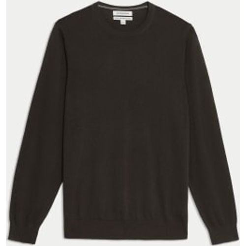 Mens Pure Extra Fine Merino Wool Crew Neck Jumper - - Autograph - Modalova