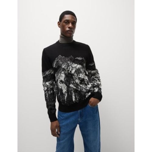 Mens Pure Cotton Crew Neck Christmas Jumper - - M&S Collection - Modalova