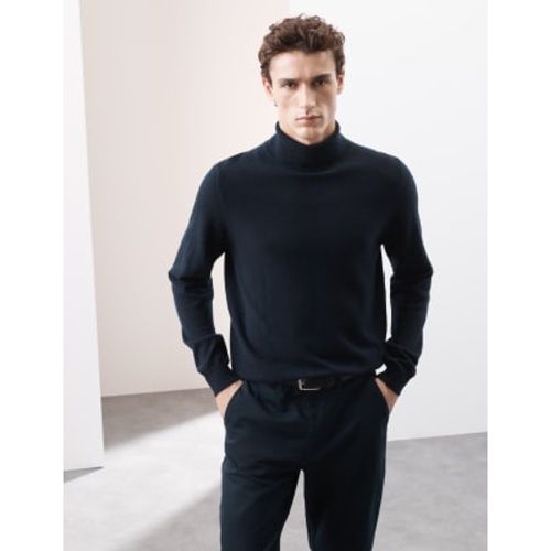 Mens Pure Cashmere Roll Neck Jumper - - Autograph - Modalova