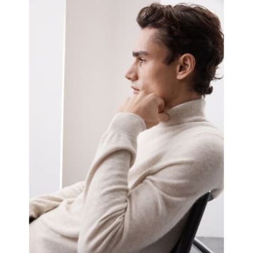 Mens Pure Cashmere Roll Neck Jumper - - Autograph - Modalova