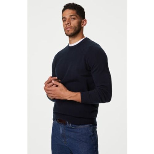 Mens Pure Cashmere Crew Neck Jumper - - Autograph - Modalova