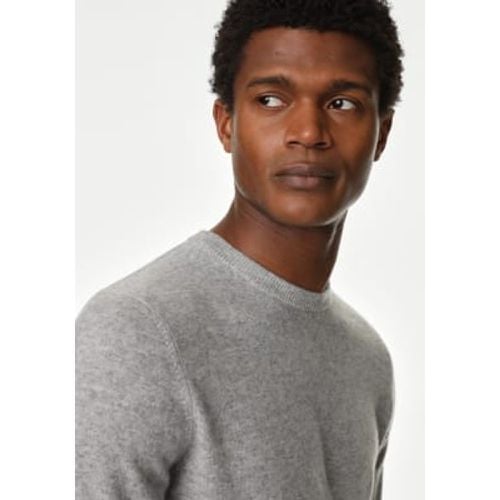 Mens Pure Cashmere Crew Neck Jumper - - Autograph - Modalova