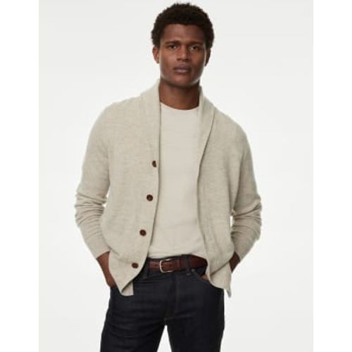 Mens Pure Cashmere Shawl Collar Cardigan - - Autograph - Modalova